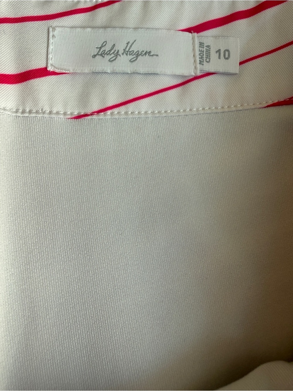 Lady Hagen Striped Chevron Golf Skort Skirt - Picture 3 of 5